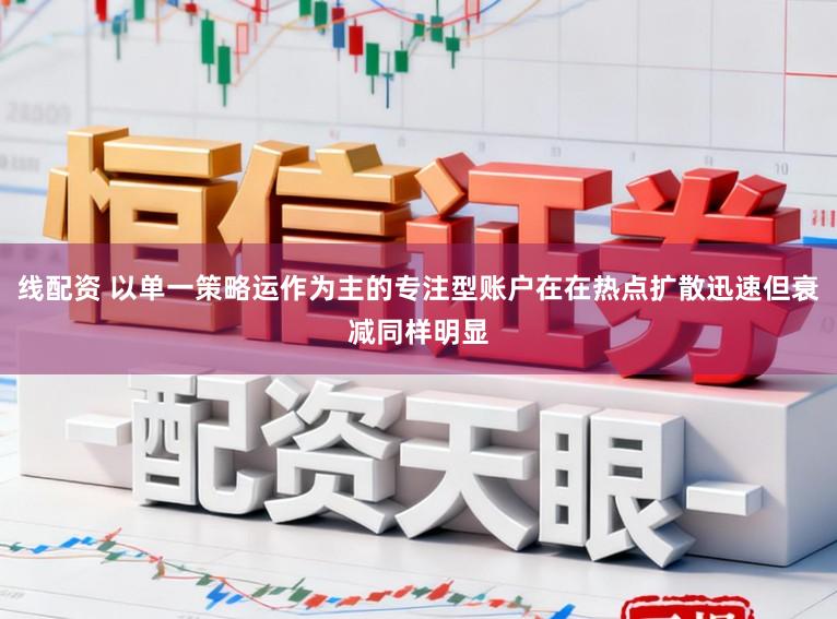 线配资 以单一策略运作为主的专注型账户在在热点扩散迅速但衰减同样明显